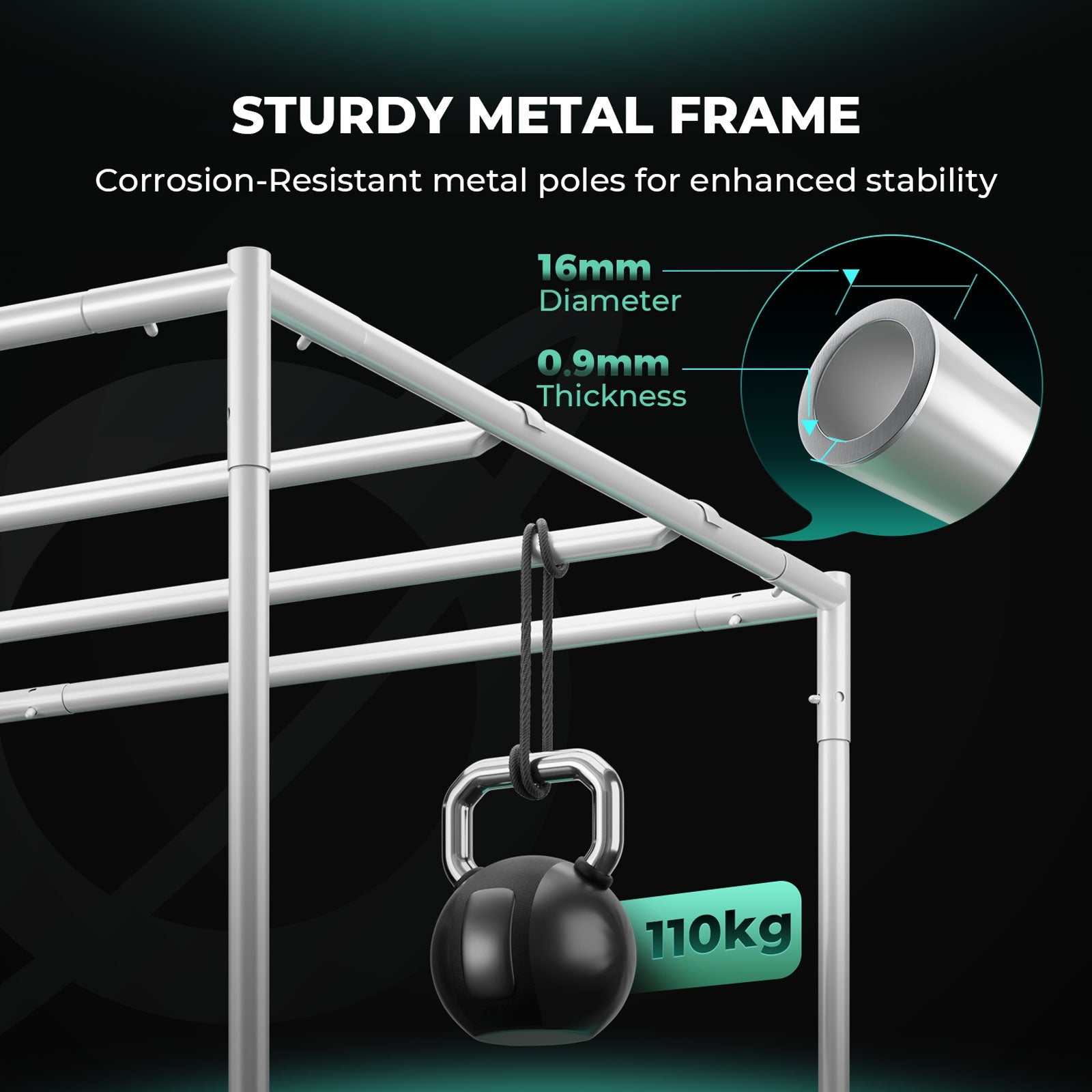 Mars Hydro 300 × 150 × 200 cm 1680D Light-Proof Grow Tent – product view 3
