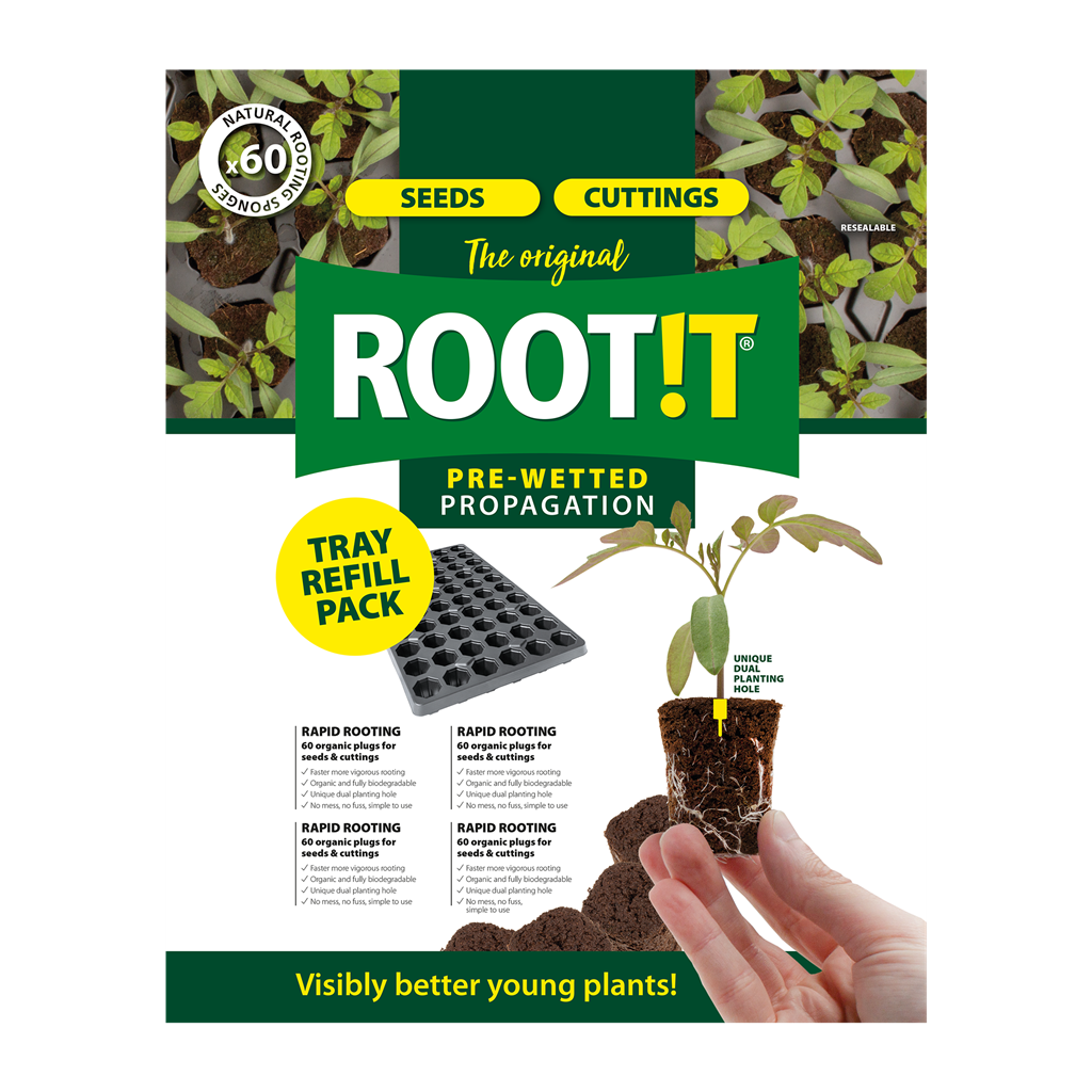 ROOT!T Dry Peat Free Plug 60 Refill Bag