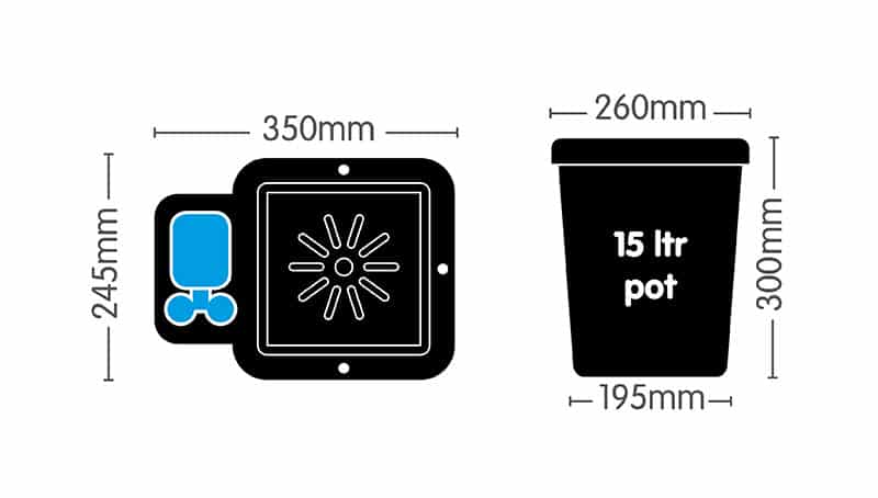 AutoPot 100Pot System (with 750 L Flexi-Tank) – product view 3