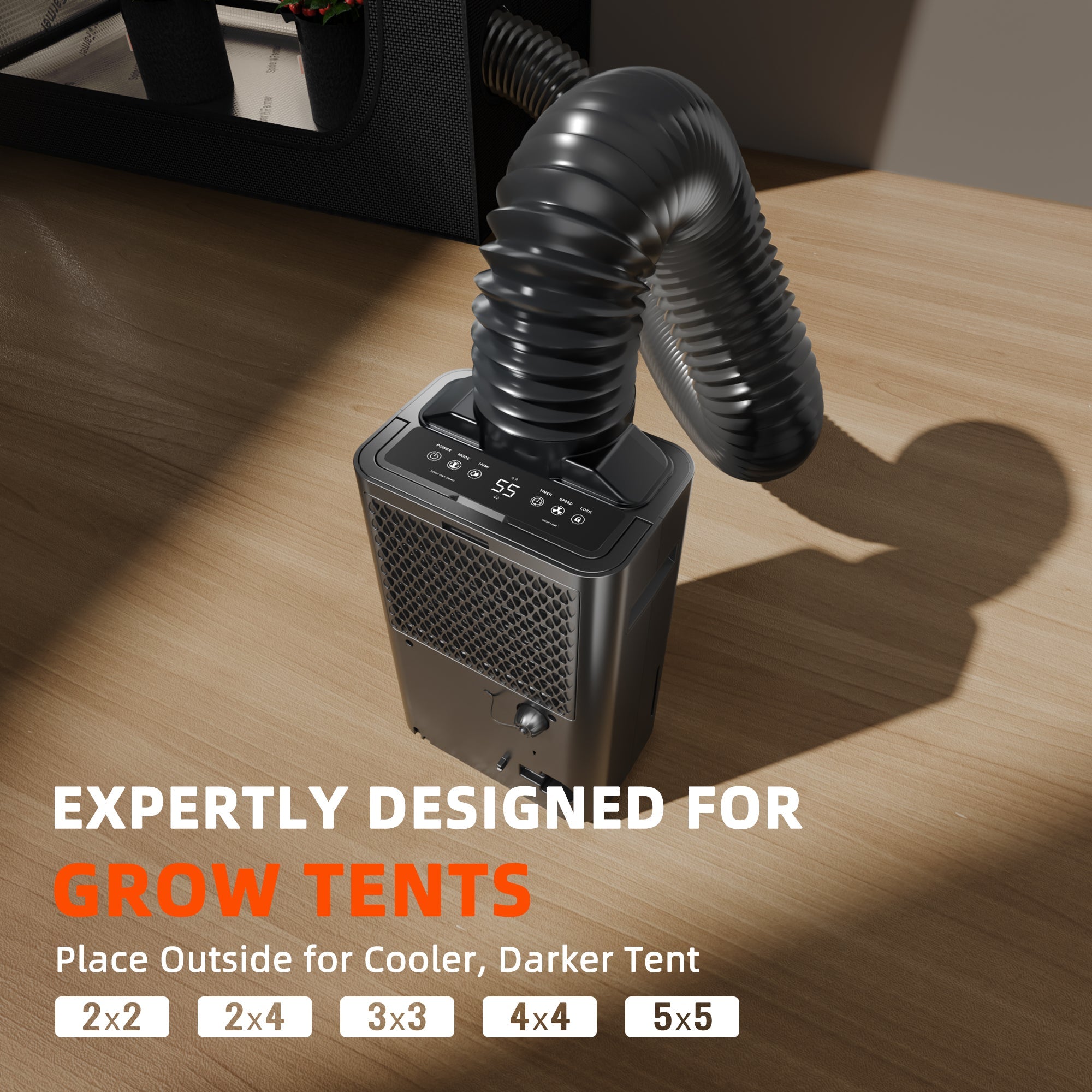 Spider Farmer 32 Pint Dehumidifier – Smart APP Control with RJ12 Cable & Drain Hose – product view 5