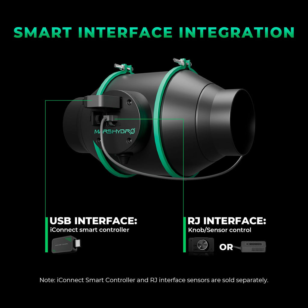 Mars Hydro 4-Inch iFresh Inline Duct Fan Kit – product view 2