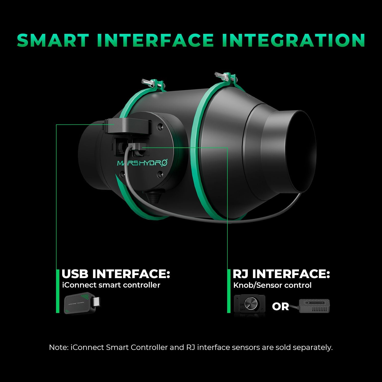 Mars Hydro 4-Inch iFresh Inline Duct Fan Kit – product view 2