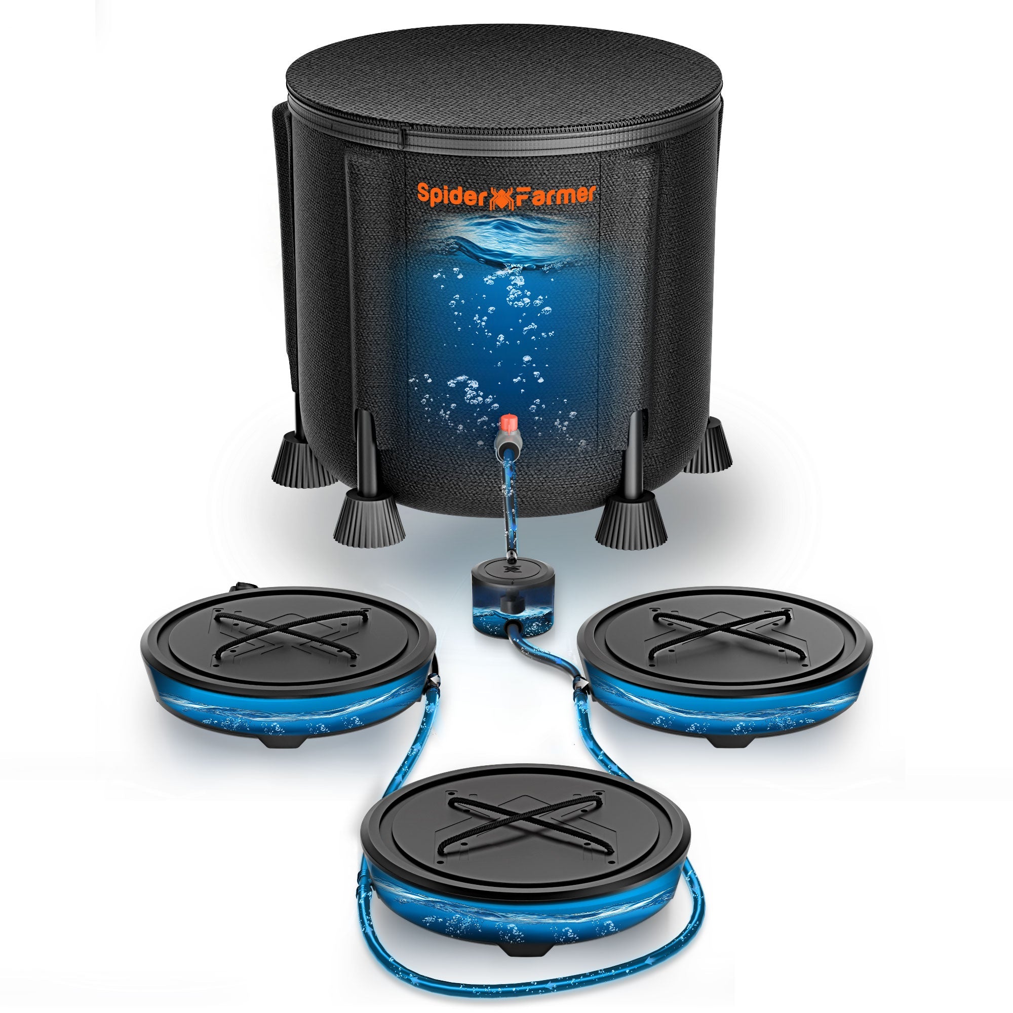 Spider Farmer 3 Pack Gravity Fed Silent Self-Watering System Kits