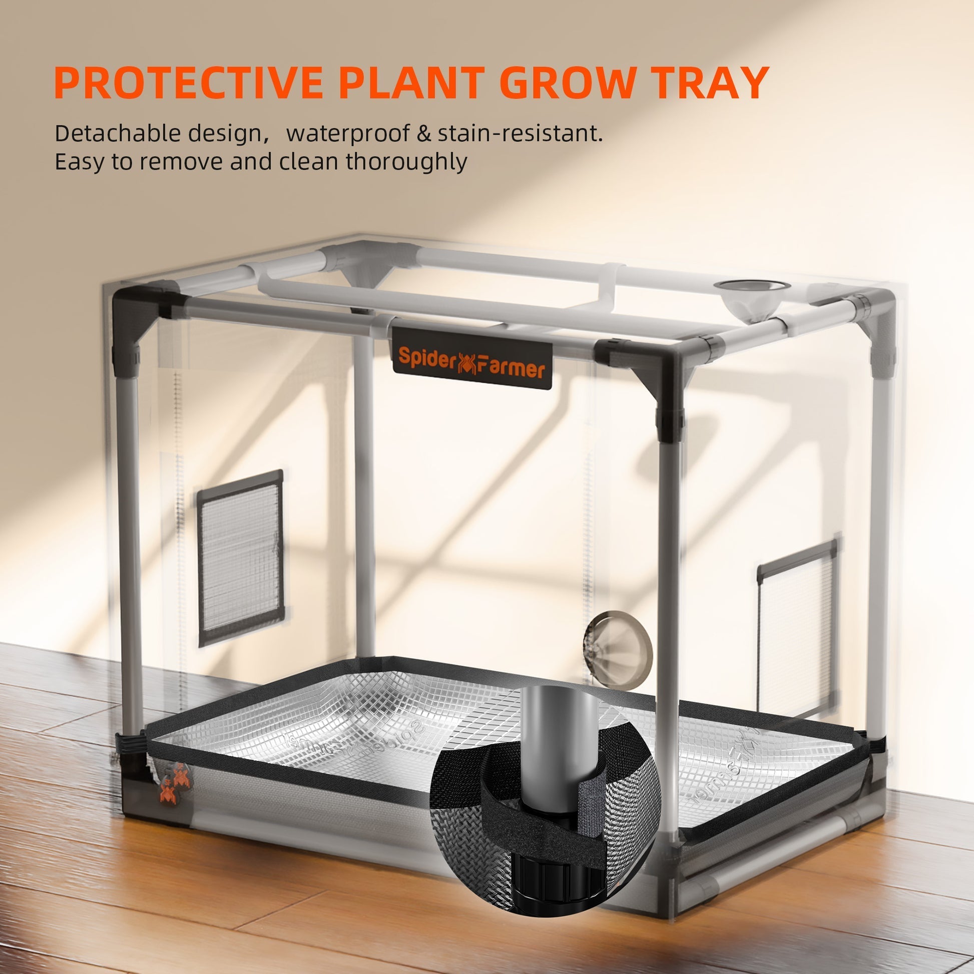 Spider Farmer Mini Grow Tent 60 × 40 × 50 cm – 2000D Oxford Seedling & Cutting Propagation Tent for Indoor Growing – product 