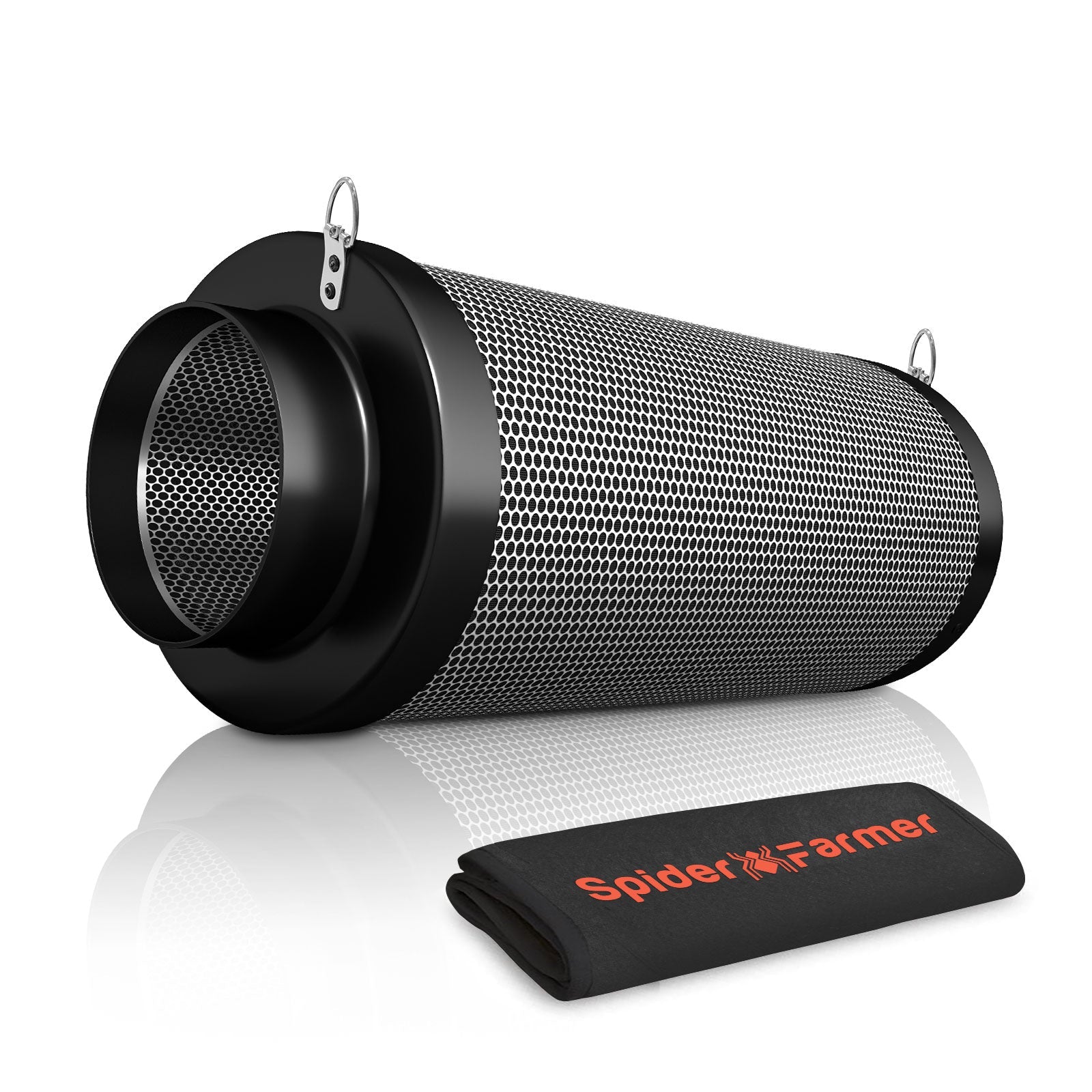 Spider Farmer 6 Inch Air Carbon Filter Odor Control for Inline Ducting Fan