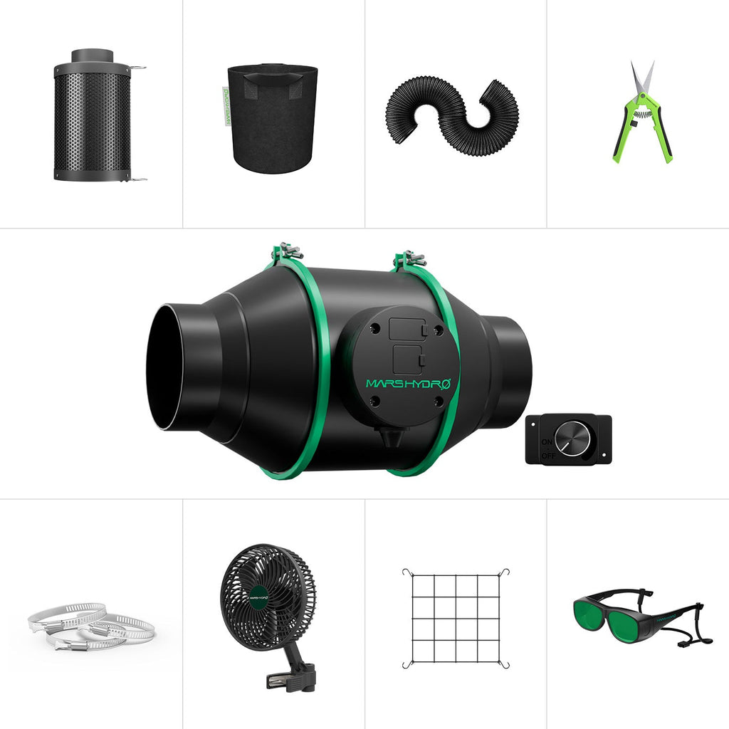 Mars Hydro 4-Inch iFresh Inline Duct Fan Kit