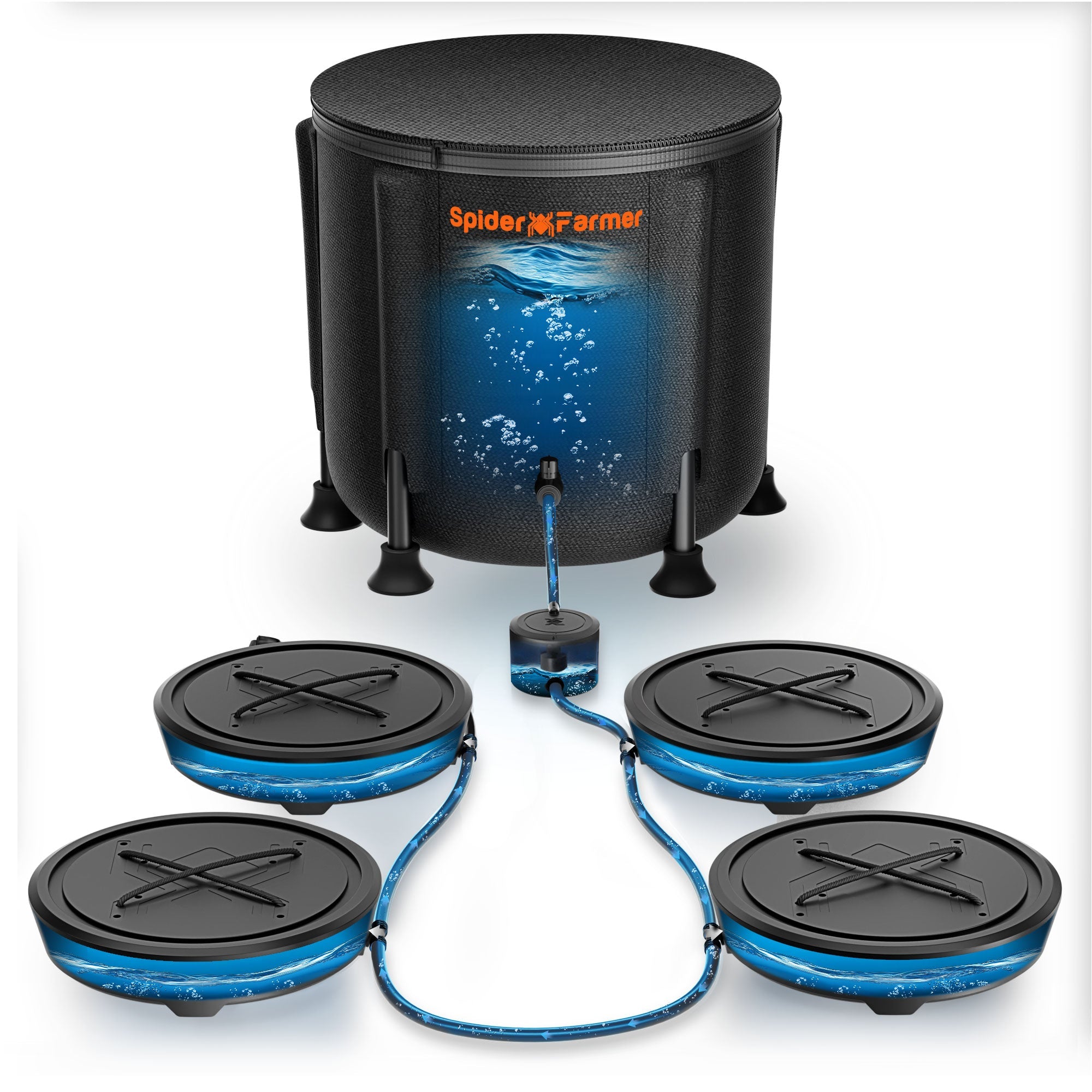 Spider Farmer 4 Pack Gravity Fed Silent Self-Watering System Kits