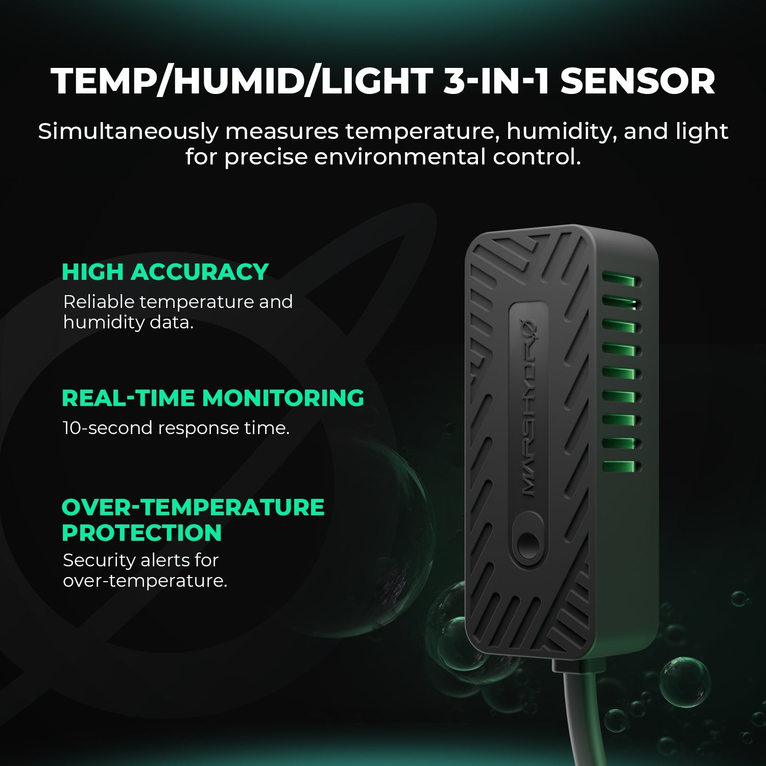 Mars Hydro Controller 43 Smart Environmental Control System with Temperature/Humidity/Light 3-in-1 Sensor – product view 5