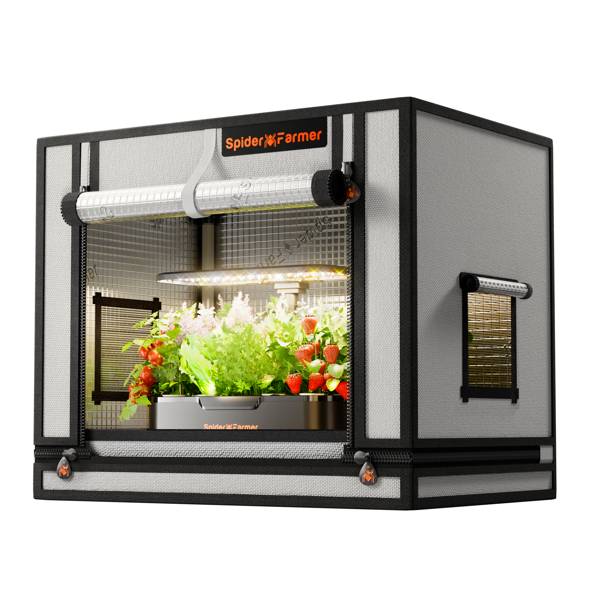 Spider Farmer Mini Grow Tent 60 × 40 × 50 cm – 2000D Oxford Seedling & Cutting Propagation Tent for Indoor Growing