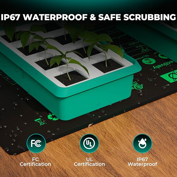 Mars Hydro Seedling Heat Mat & Digital Thermostat Combo 48''×20.75'' – product view 5