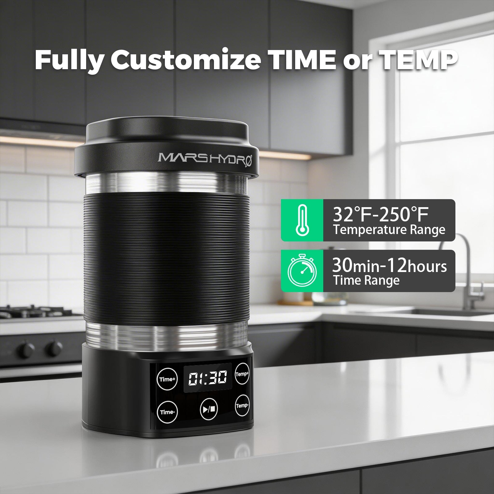 Mars Hydro New Odorless Quiet Herbal Decarboxylator & Infuser – product view 2