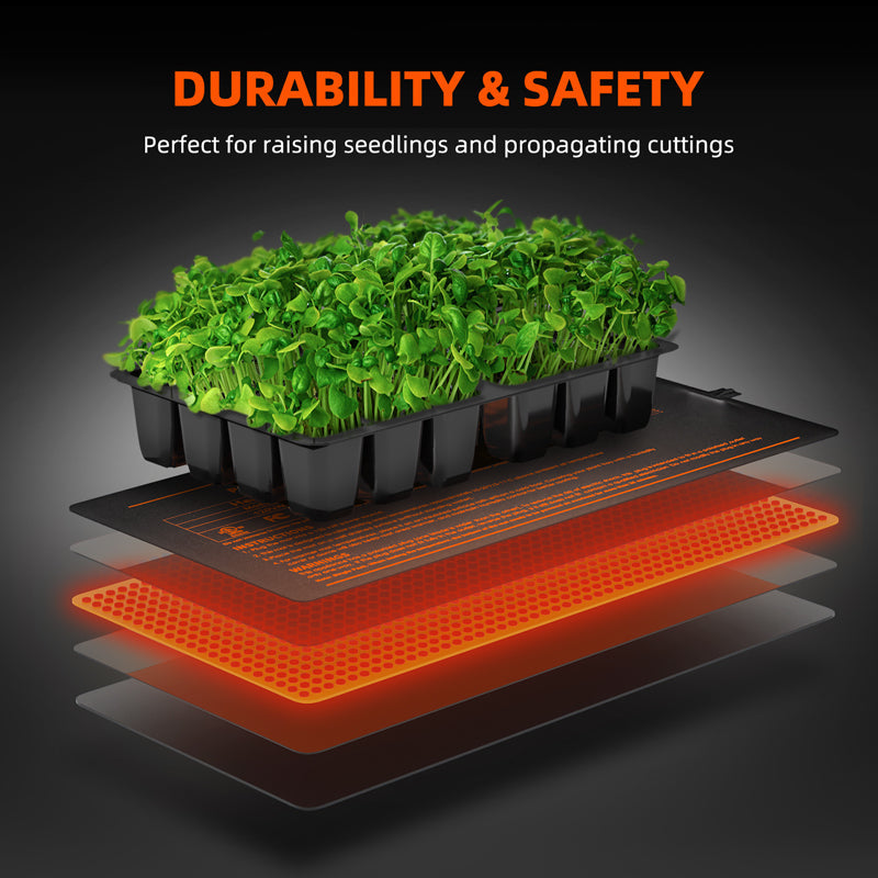Spider Farmer 10" × 20.75" Seedling Heat Mat – product view 3