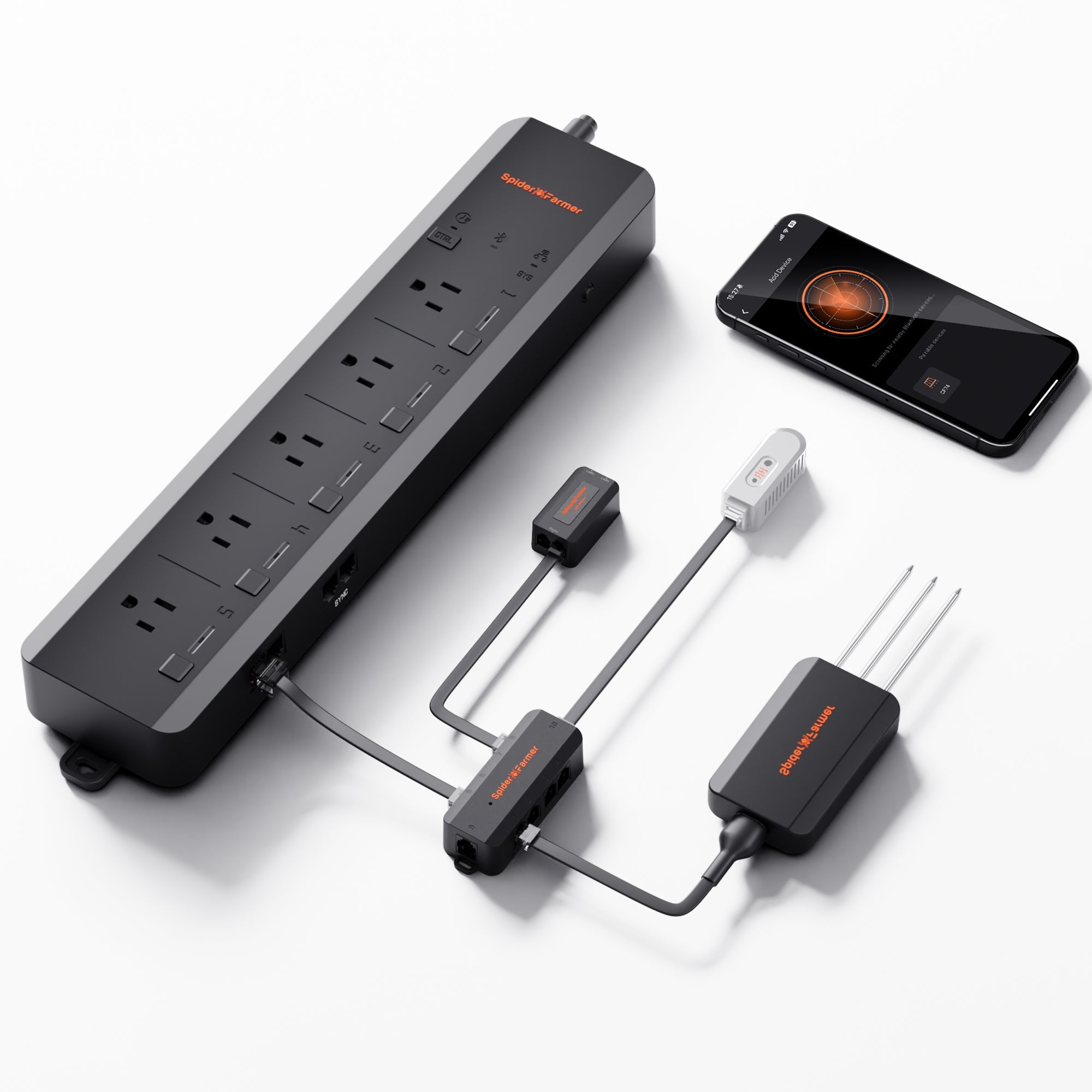 Spider Farmer GGS AC5 Power Strip with 5 Outlets