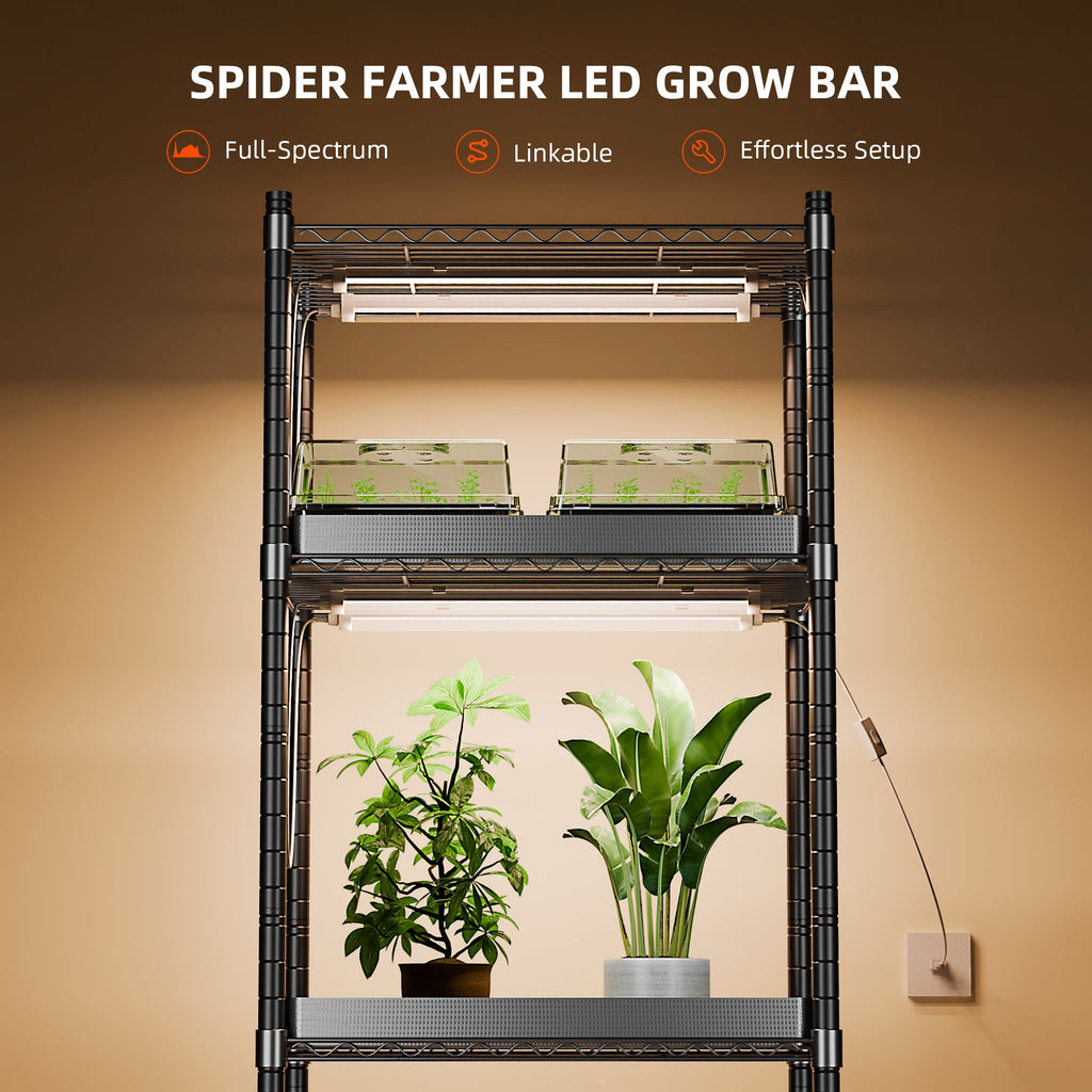 Dimmable – Pro Spider Farmer GlowBar 2FT Full Spectrum LED Grow Light (4 Pack) – product view 6