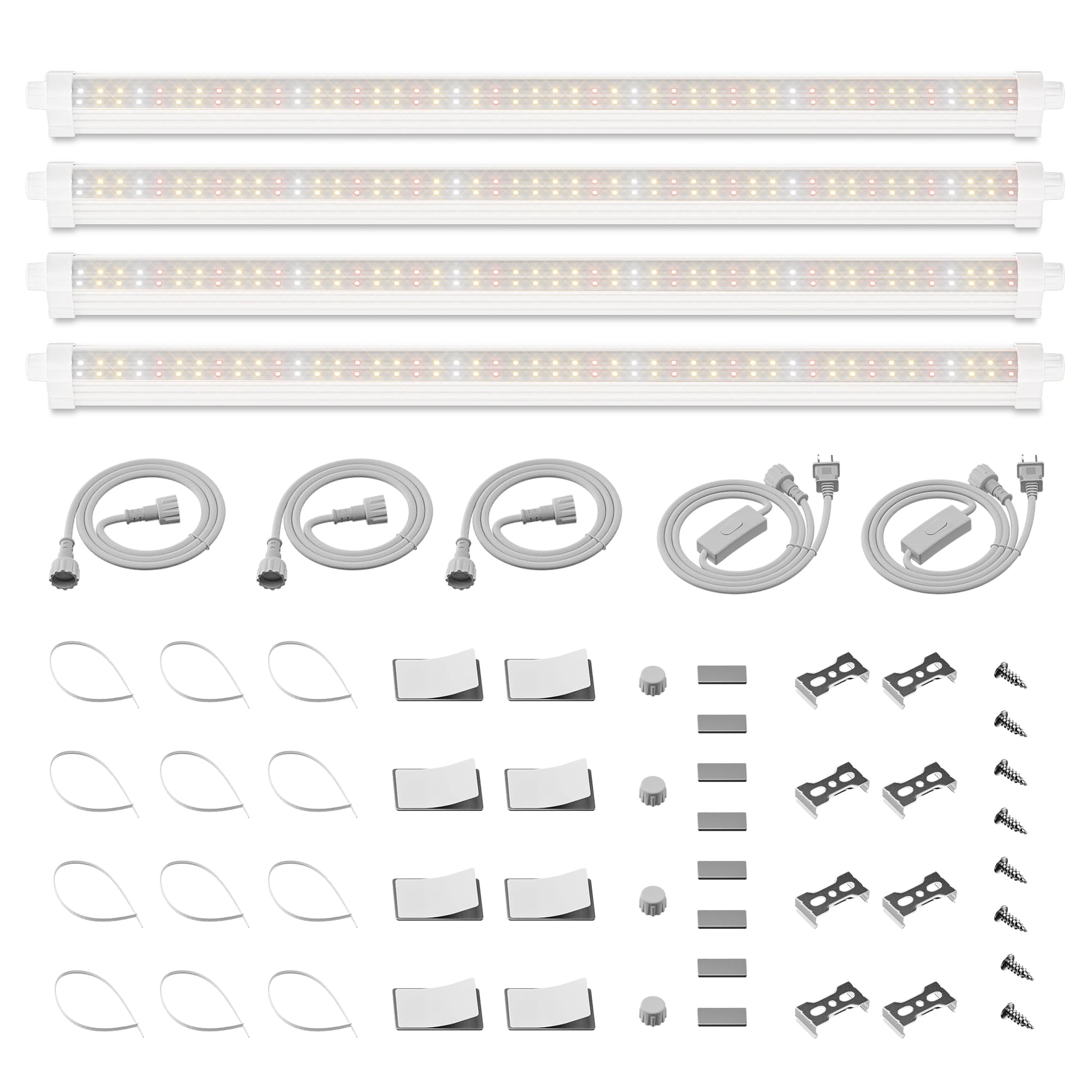 Spider Farmer GlowBar 2FT Full Spectrum LED Grow Light 4 Pack
