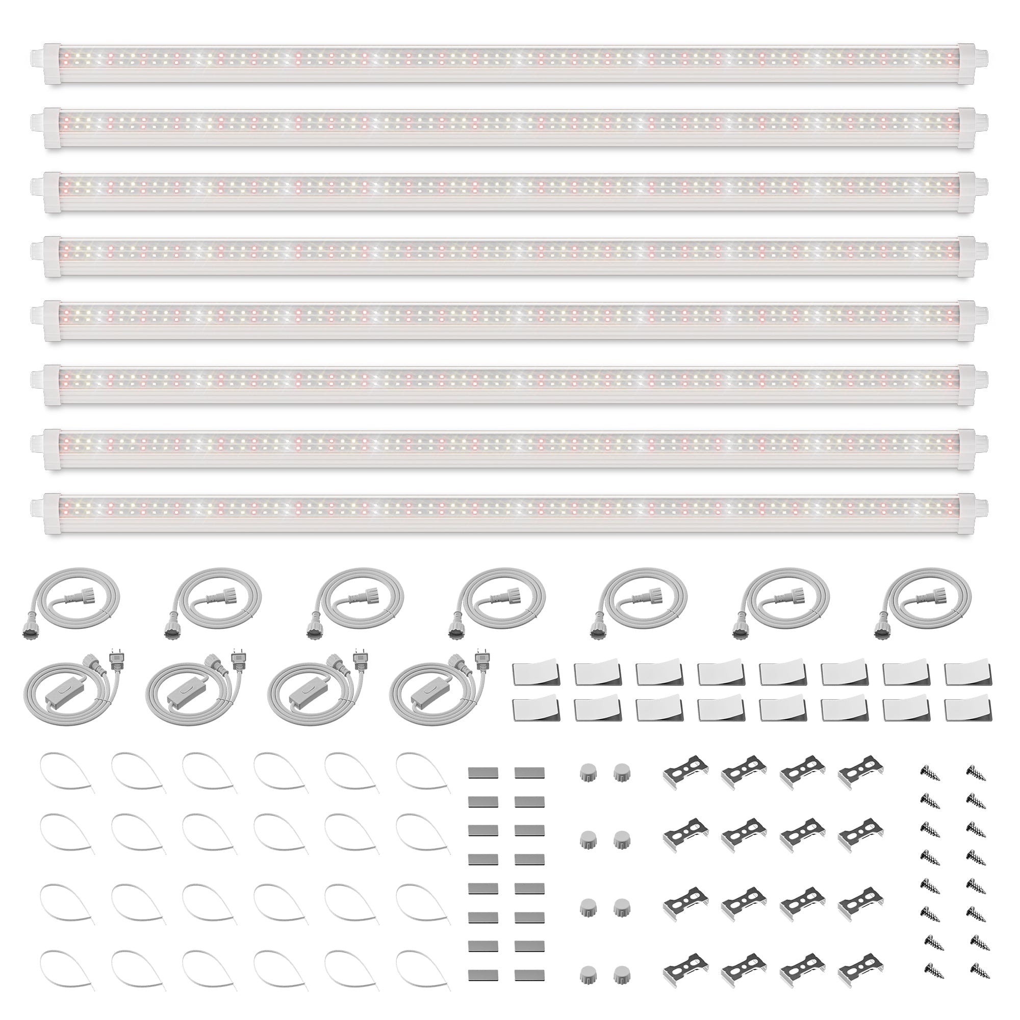 Spider Farmer GlowBar 3FT Full Spectrum LED Grow Light Strips 8 Pack