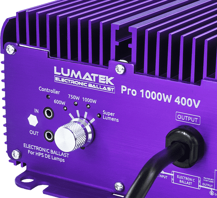Lumatek 1000 w Pro 400v Dimmable & Controllable Ballast