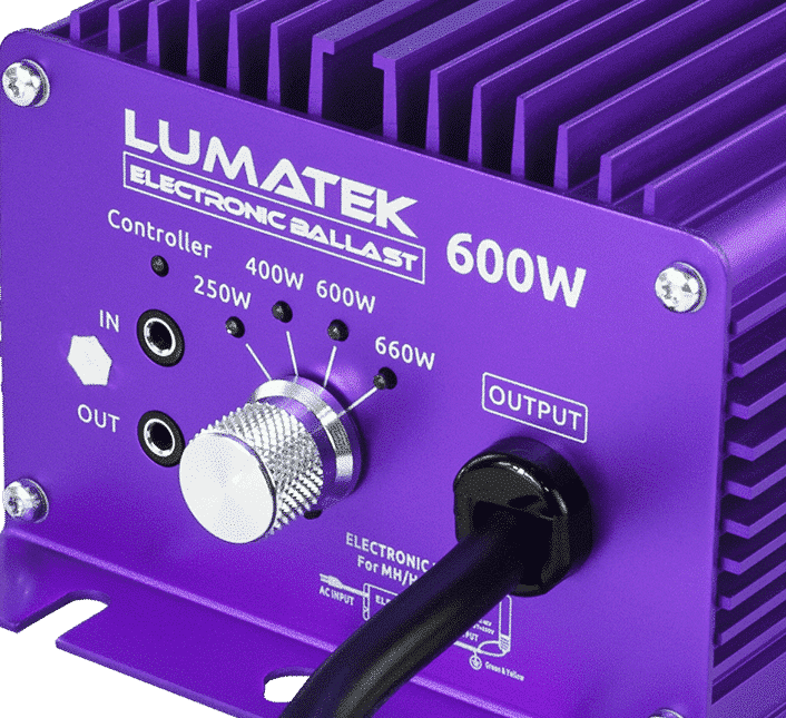 Lumatek 600 w Twin 240v Dimmable Ballast
