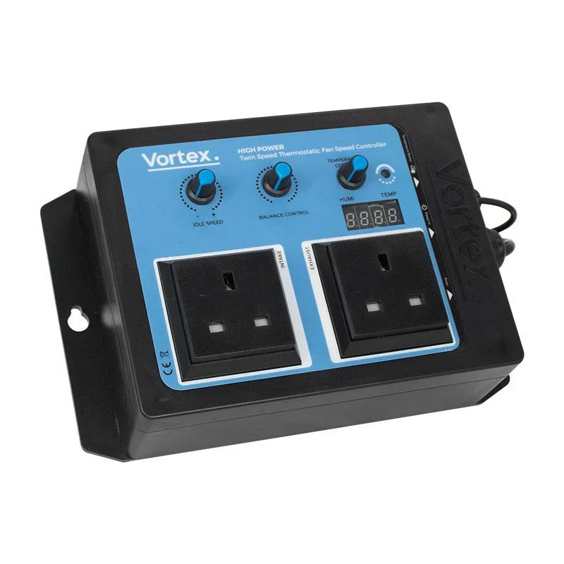 Vortex Twin Speed Thermostatic Fan Speed Controller – product view 3