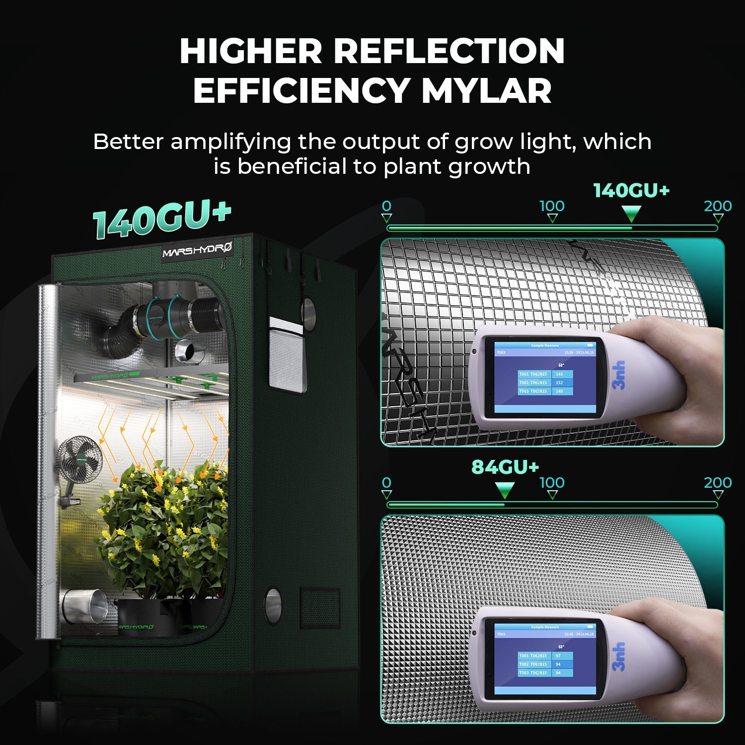 Mars Hydro 60 × 60 × 160 cm Grow Tent Pro – product view 7