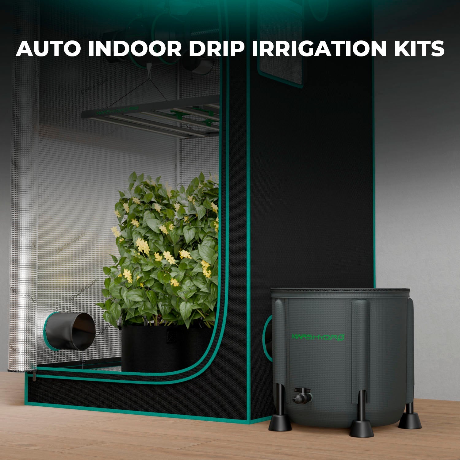Mars Hydro New Foldable Bucket Drip Irrigation Kits for 8 Indoor Growing – product view 2