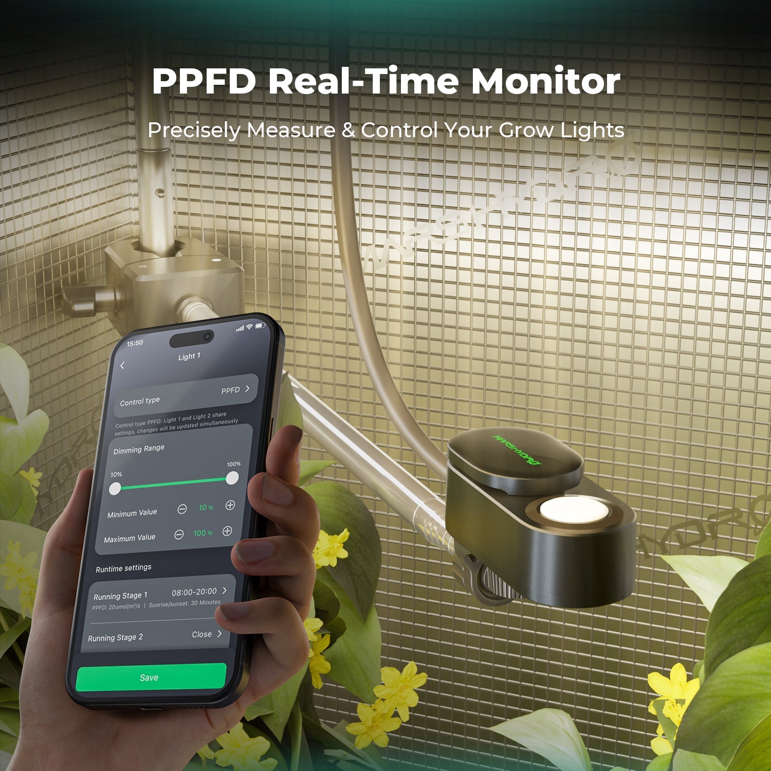 Mars Hydro Smart Sensor Kit – PPFD, CO₂, and Soil Sensors for iControl & iHub Pro – product view 3
