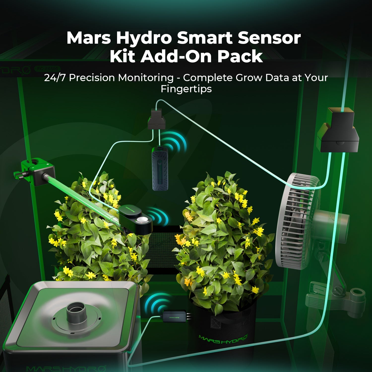 Mars Hydro Smart Sensor Kit – PPFD, CO₂, and Soil Sensors for iControl & iHub Pro – product view 8