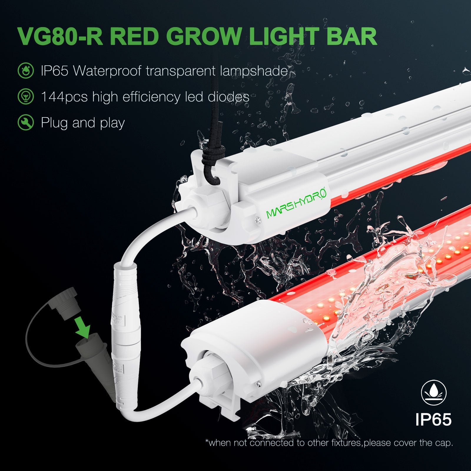 Mars Hydro VG80 Red LED Grow Light Supplemental 650-665NM Extended Spectrum – product view 2