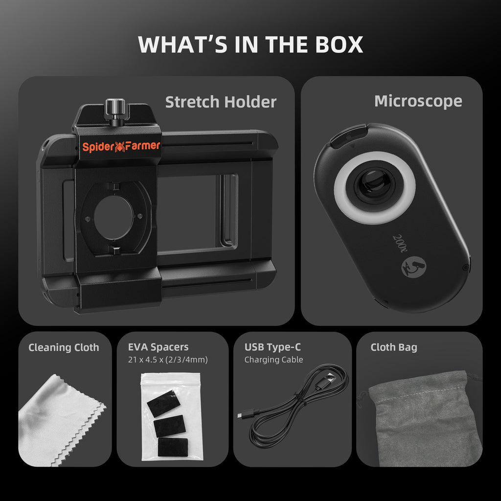 Spider Farmer 200X Microscope Magnifier – product view 7