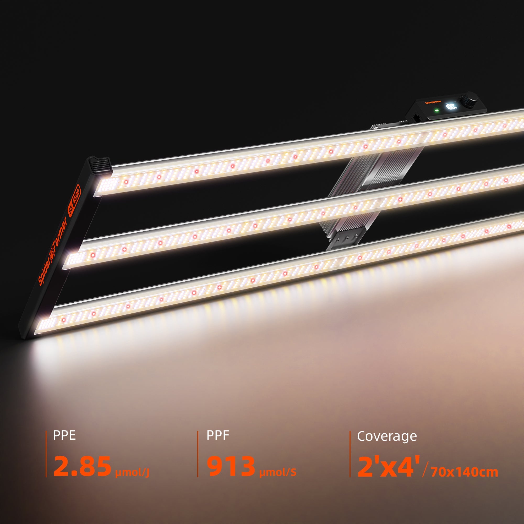 Spider Farmer SE4500 320 W LED Grow Light Dimmable – product view 4