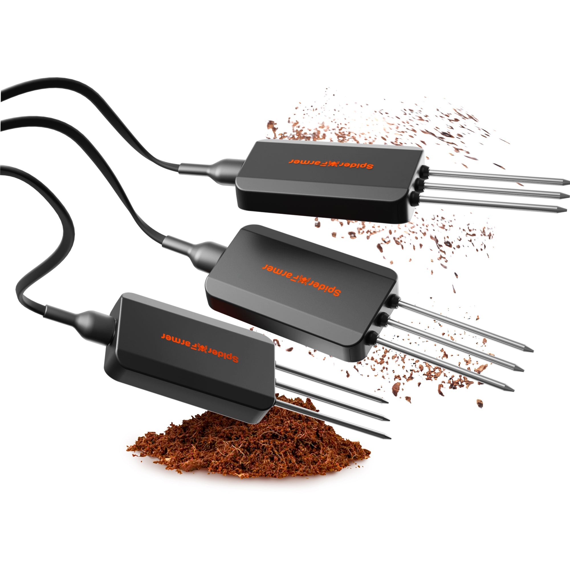 Spider Farmer 3 Pcs GGS 3-in-1 Soil Sensor Pro