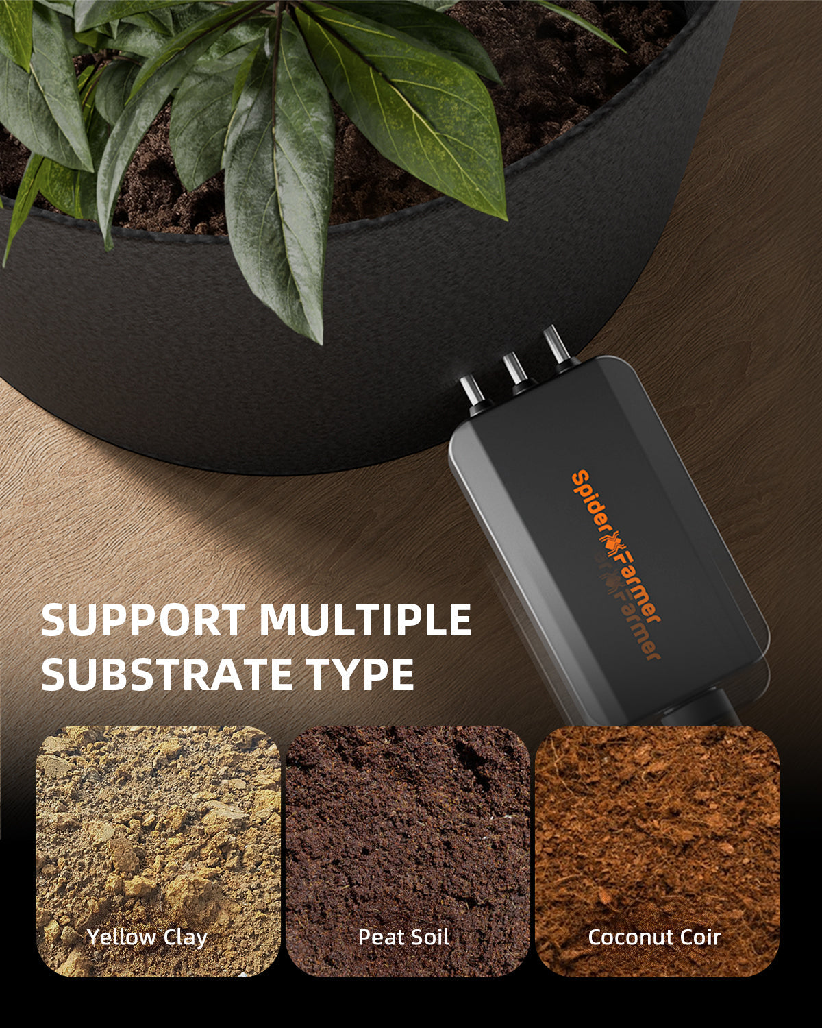 Spider Farmer 3 Pcs GGS 3-in-1 Soil Sensor Pro – product view 5