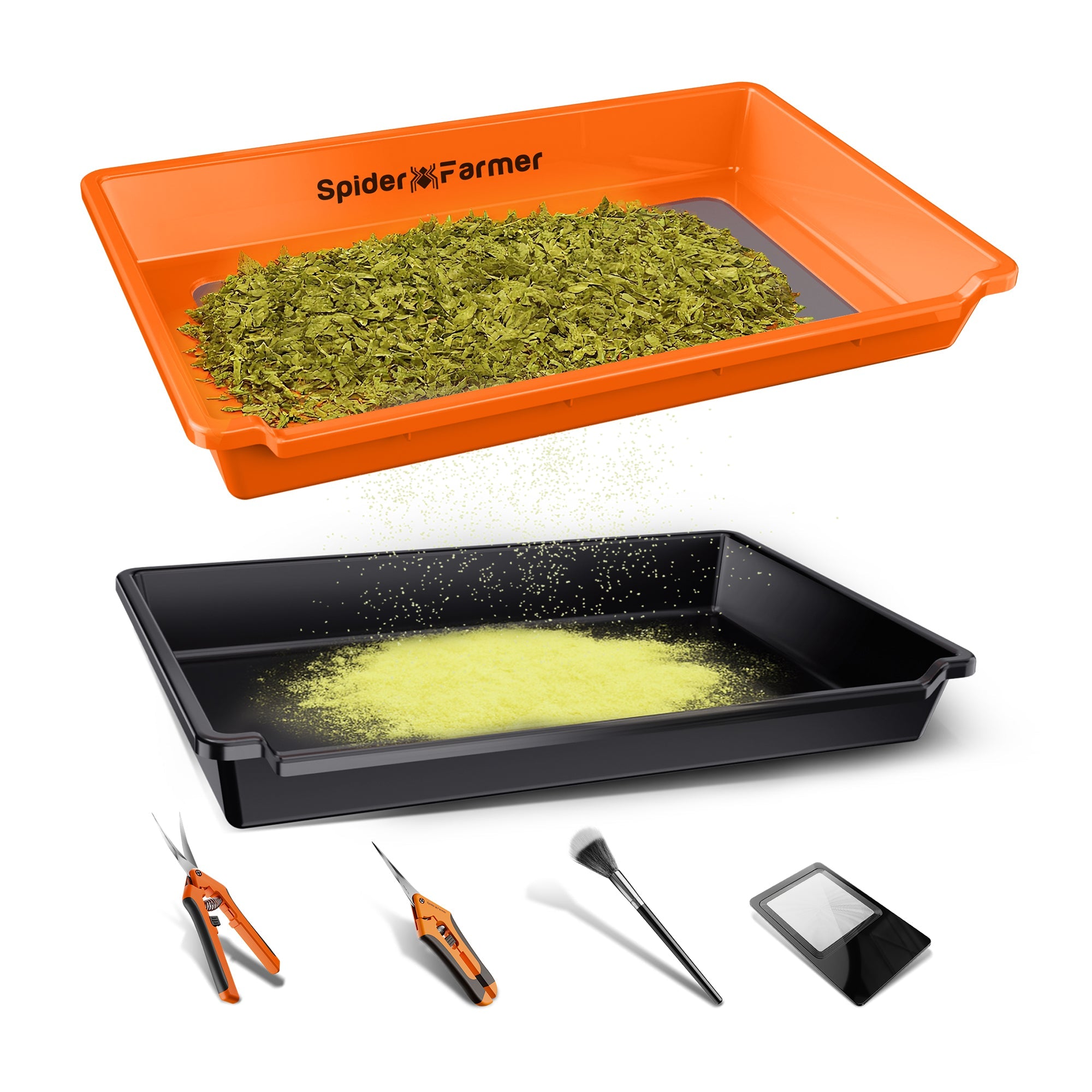 Spider Farmer 2-In-1 Trim Tray 150 Micron 100 Mesh Screen – product view 2