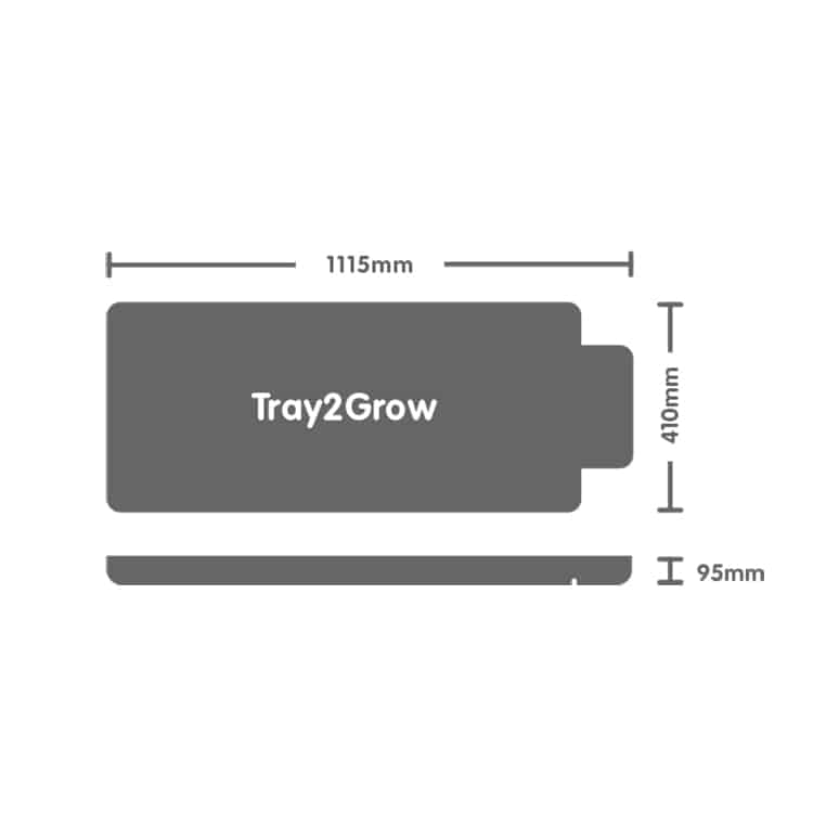 AutoPot Tray2Grow – Slim Kit (Tray, Lid, Pipe, Fittings, Valve and RCD/Capillary Matting only) – product view 3