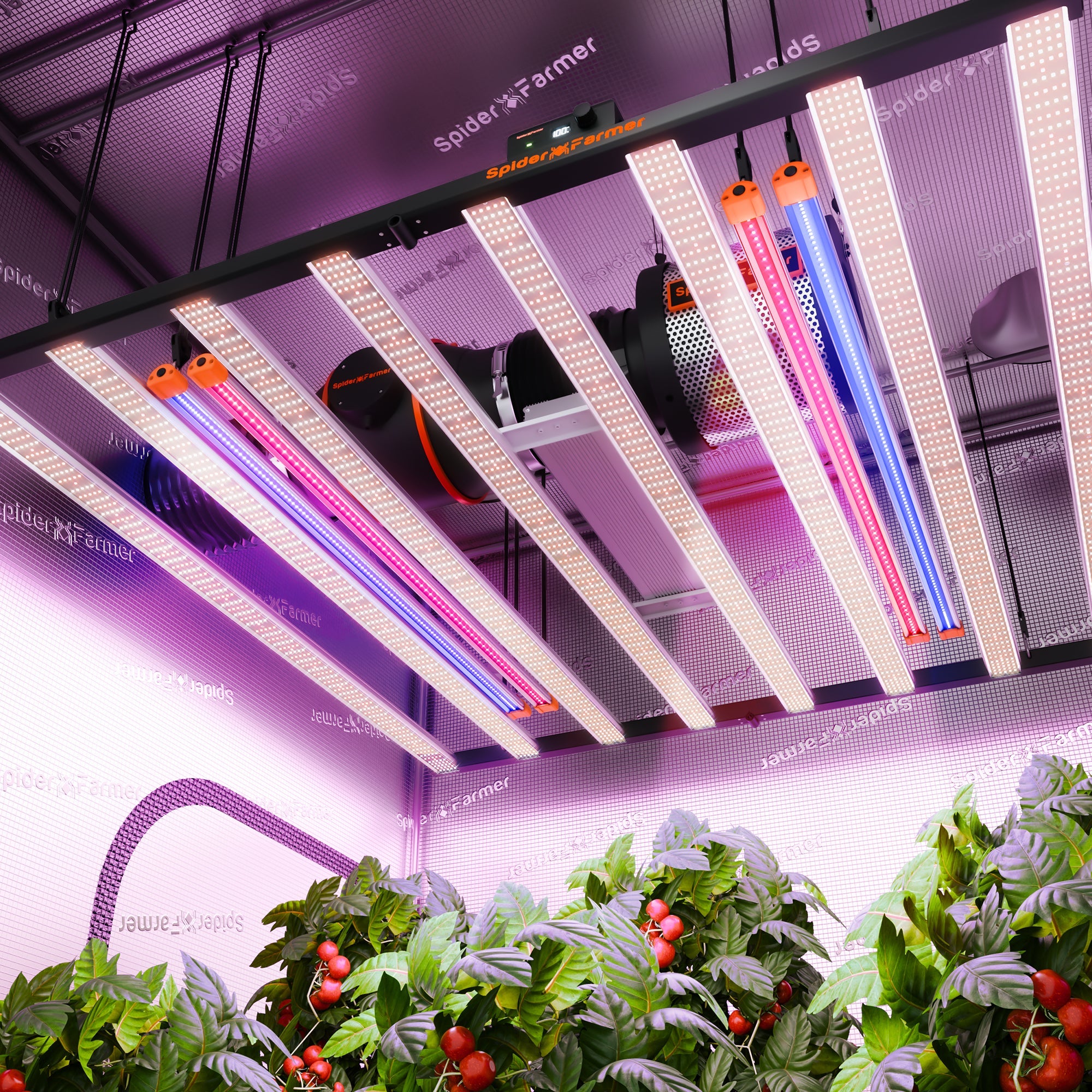 Spider Farmer UV60 & IR30 LED Grow Light Bars Set (35.4")