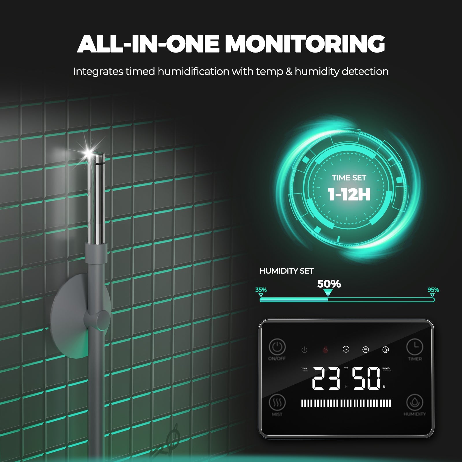 Mars Hydro 15 L Ultrasonic Cool Mist Humidifier for Large Room – product view 5