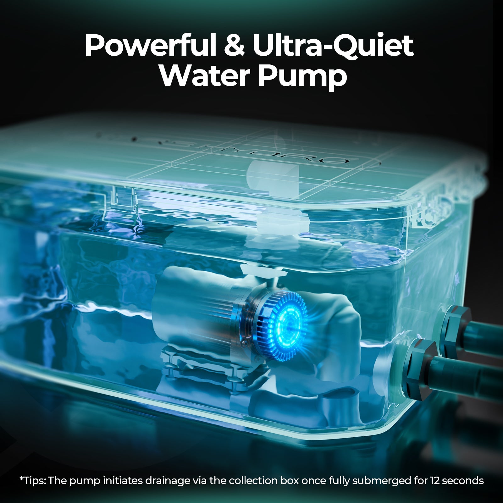 Mars Hydro Auto-Drainage System with 4-Pack Runoff Trays – Water Pump – Grow Bags – product view 4