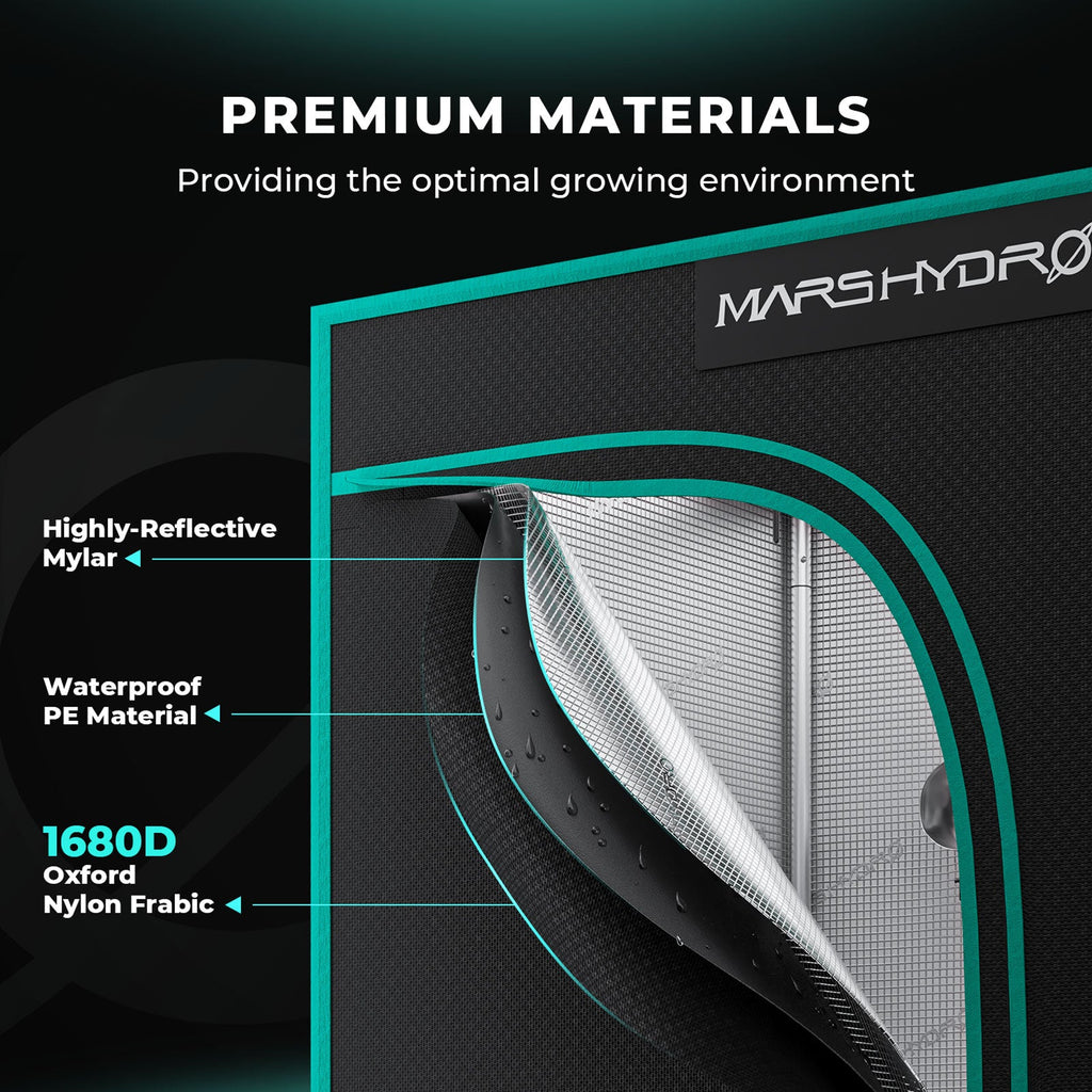 Mars Hydro FC-E3000 LED Grow Light + 3.3' × 3.3' (39''X39''X71'') Complete Grow Tent Kits – product view 11